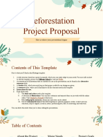 Reforestation Project Proposal by Slidesgo