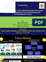 Urgensi Filsafat Ilmu Berparadigma Pancasila