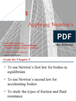 Ch. 5 - Applying Newtons Laws