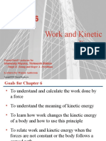 Ch. 6 - Work and Kinetic Energy