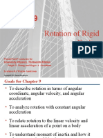 Ch. 9 - Rotation of Rigid Bodies