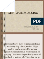 Automated Gauging: Mohan Kumar .B.T PGTE 0202