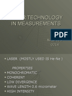 Laser Technology in Measurements