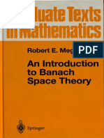 (Graduate Texts in Mathematics) Robert E. Megginson - An Introduction To Banach Space Theory (1998, Springer) PDF