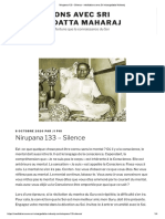 Nirupana 133 - Silence - Méditations Avec Sri Nisargadatta Maharaj - Copie