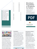 Brochure Foundatio N Proyecta Tu Futuro