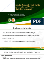 Proper Excreta Disposal, Food Safety and Environmental Health