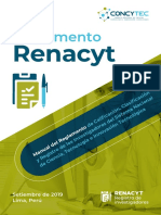 Reglamento Renacyt 2020 PDF