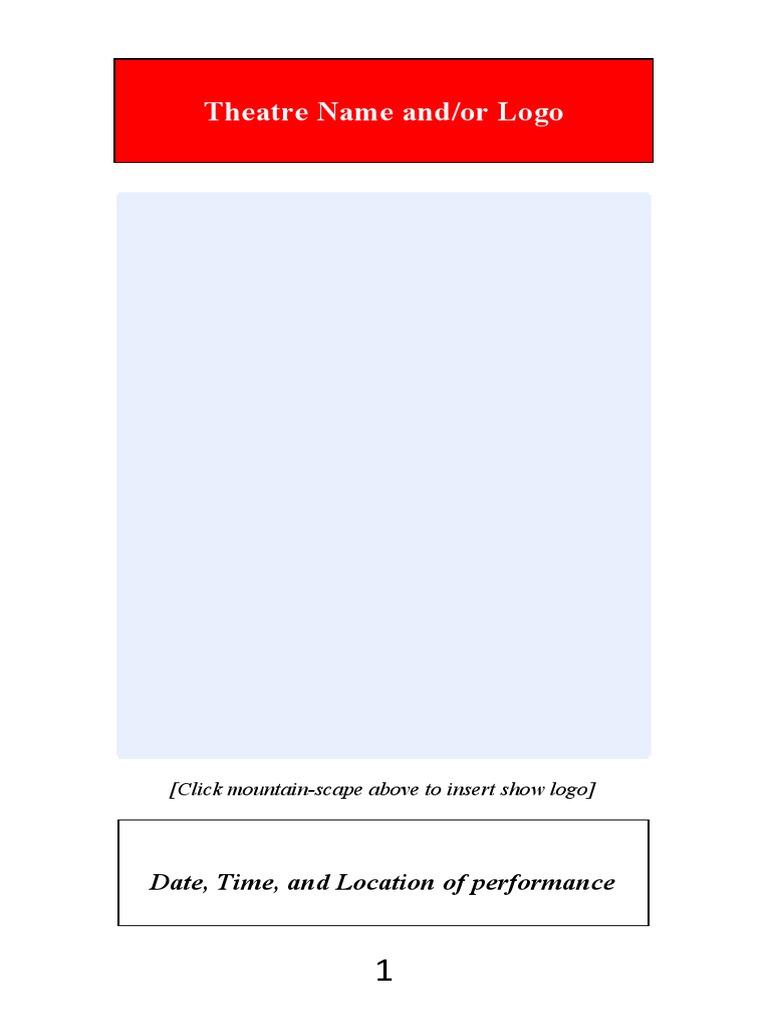 Theatre Program Template.docx Leisure