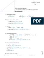 20 - 21 - Ejercicios Unidad 1 - Números Reales - Relación 5 - Radicales - Soluciones PDF