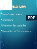 Hoy 23 de Abril Día Del Idioma