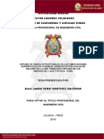 Universidad Andina Néstor Cáceres Velásquez Facultad de Ingenerías Y Ciencias Puras Escuela Profesional de Ingeniería Civil