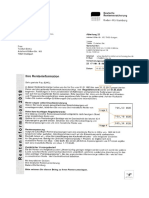 Muster Renteninformation Markierungen