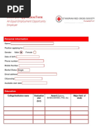 Ercs Job Application Form