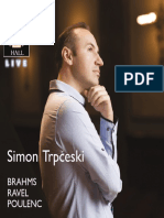 Simon Trpceski: Brahms Ravel Poulenc