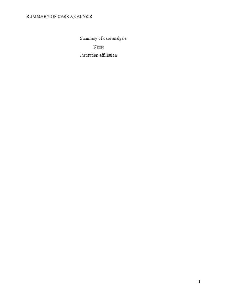 Summary of Case Analysis | PDF | Donald Trump | American Government