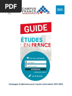 Guide Du Candidat - Etudes en France 2021-2022 PDF