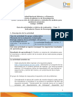 Guia de Actividades y Rúbrica de Evaluación - Unidad 2 - Fase 3 - Indicadores Claves de Desempeño