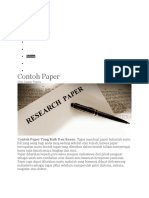 10 CONTOH PAPER Kuliah Singkat dan Cara Membuatnya + PDF | PDF
