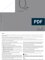 Infiniti Q30 Owners Manual PDF