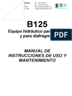 Manual de la máquina B125 para pilotes y diafragmas