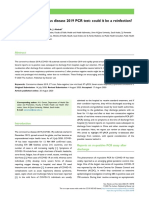 Re-Positive Coronavirus Disease 2019 PCR Test: Could It Be A Reinfection?