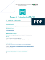 Colegio Postgraduados México programas posgrado