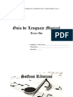 Guía Lenguaje Musical Conservatorio Sojo