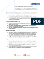 Charla 18 de Mayo - Higiene Respiratoria - Etiqueta de La Tos PDF