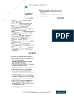 Intermediate Unit Test 9: Grammar