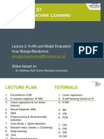 Lecture Week 2 KNN and Model Evaluation PDF