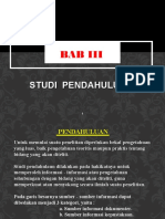 Bab Iii Studi Pendahuluan-1