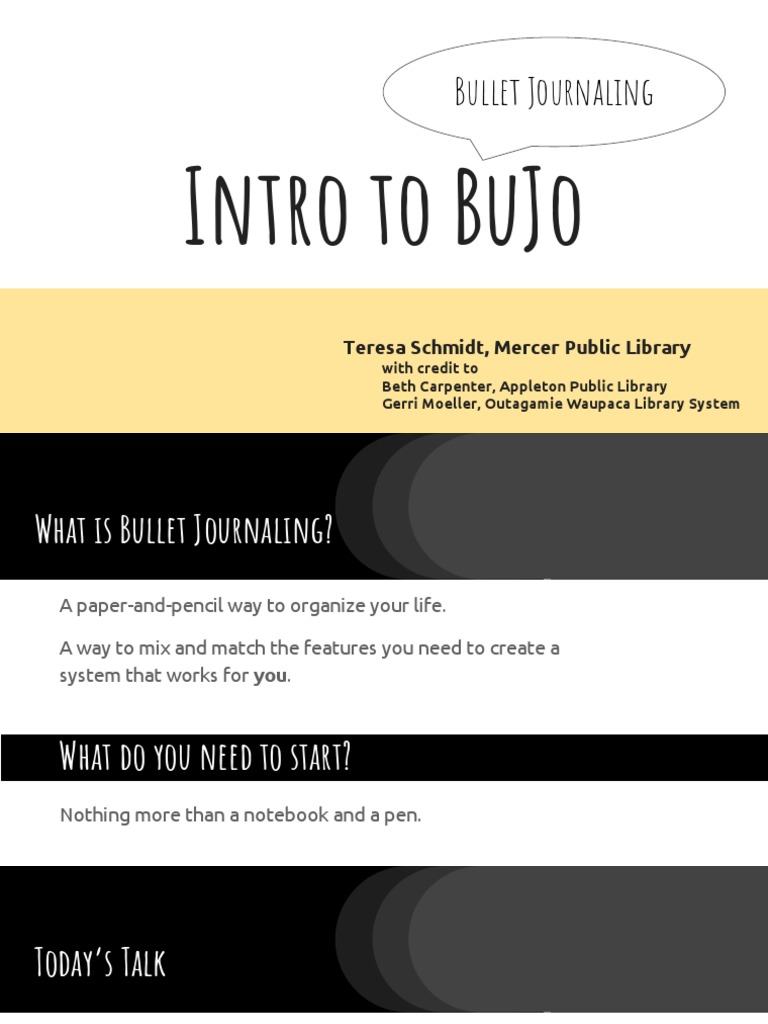 Beginner's Guide to Bullet Journaling | PDF | Information Science ...