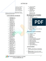 AutoCAD Instruction Manual