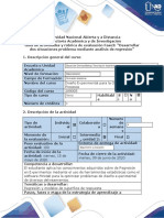 Guía de Actividades y Rúbrica de Evaluación - Fase 3 - Resolver Situaciones Problémicas