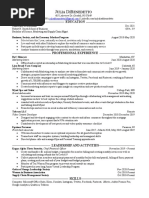 Resume Julia Dibenedetto PDF