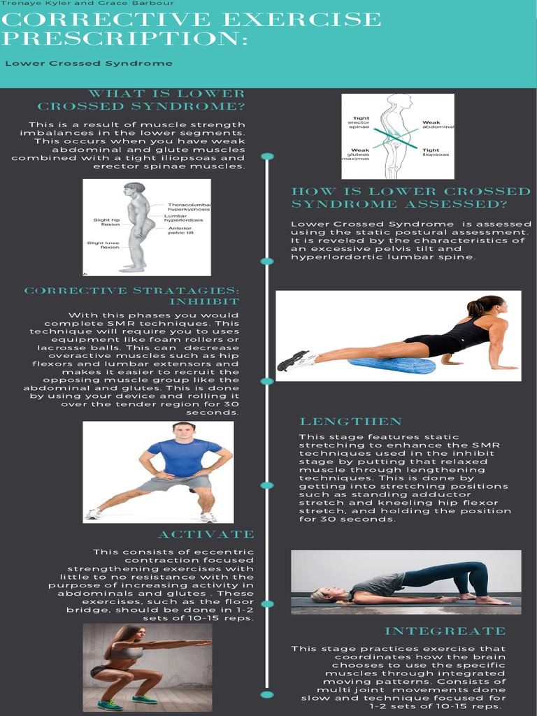 Corrective Exercise Infographic | PDF | Abdomen | Muscle