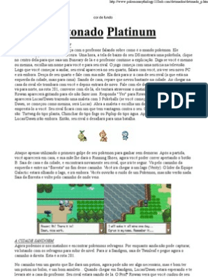 Atualizado: Detonados BD/SP e PLA + PDFs – Pokémon Mythology