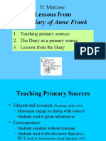 The Diary of Anne Frank: Lessons From