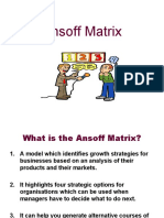 Ansoff Matrix