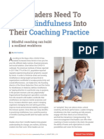 Mindfulness Coaching Practice: Why Leaders Need To Bring Into Their