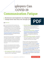 Communication Fatigue: How Employers Can Combat COVID-19