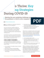 Adapt To Thrive: During COVID-19: Key Marketing Strategies