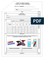 Evaluare Sumativa Nr.1 STIINTE - Cl.5