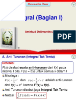 (Pert.11) - Integral Tak Tentu PDF