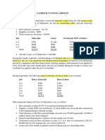 Job Order Costing Problem PDF