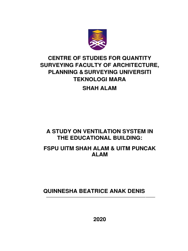 Ventilation Systems in Educational Buildings | PDF | Air Conditioning ...