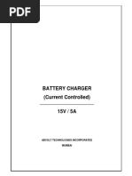 Battery Charger - 15V - 5A Current Controlled