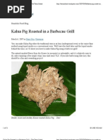 Download Kalua Pig Roasted in a Barbecue Grill  the Tasty Island by archerwebsolutions SN4871983 doc pdf