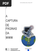 Curso de desenvolvimento de projectos educativos com suporte telemático - 7 (Captura de páginas da WWW)